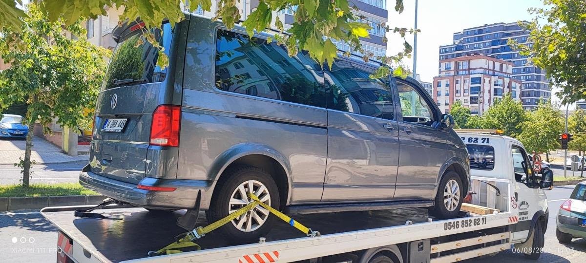 Çorlu ticari araç çekici - VW Transporter platformlu çekici üzerinde şehir içi taşıma